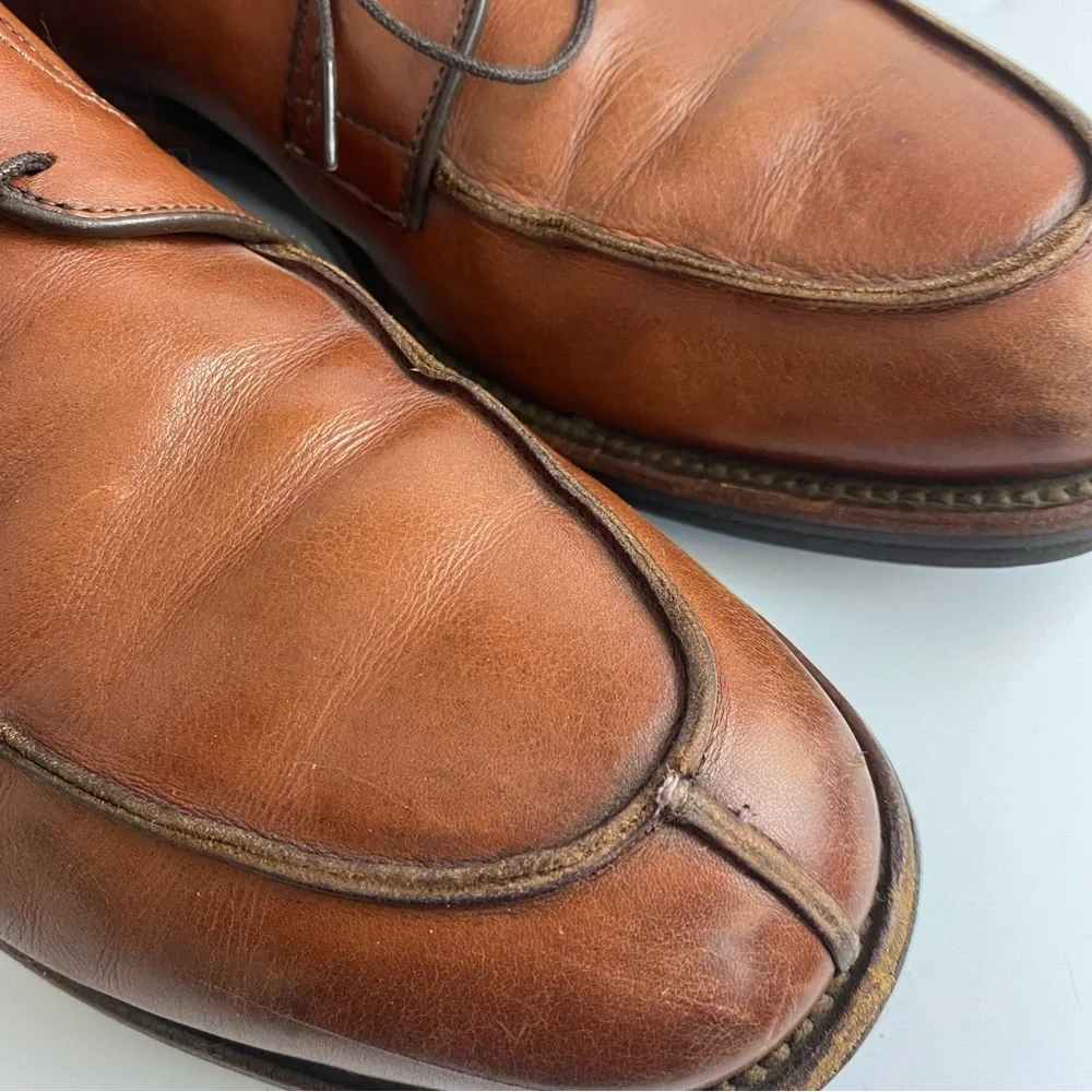 Allen Edmonds‎ Shoes 11 B Mens Brown Stockbridge Split Toe Leather Oxford